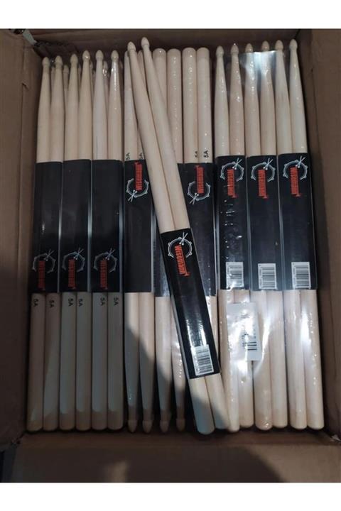 WISEMANN 12 Çift 5a Model Ahşap Bateri Ve Trampet Bageti-12 Çift-1 Deste