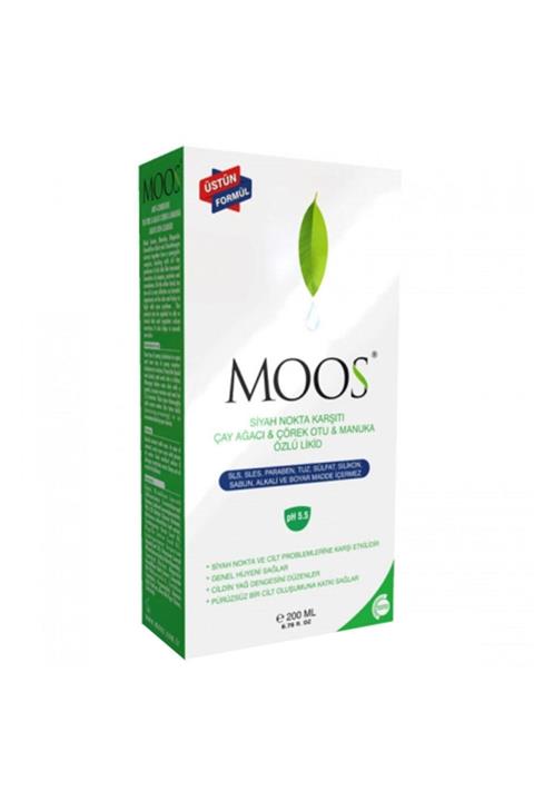 Moos Siyah Nokta Karşıtı Çay Ağacı Yağlı Temizleme Jeli 200 ml