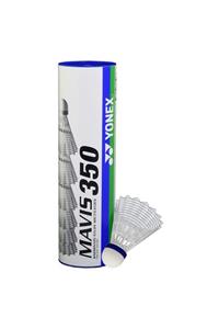 YONEX Maviis - 350 - M - Naylon Tüy Top 6'lı Beyaz