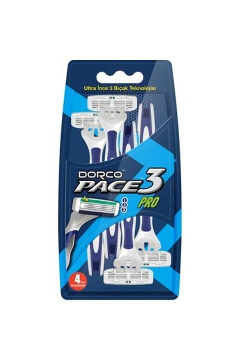 Dorco Pace 3 Pro Traş Bıçağı 4 Lü* 3 Paket Toplam 12 Adet