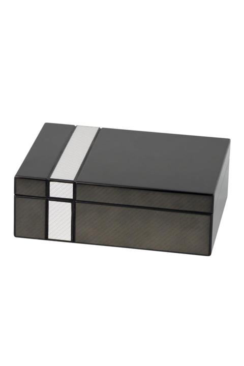 Passatore Karbon Sedir Humidor Puro Seti Siyah 20's