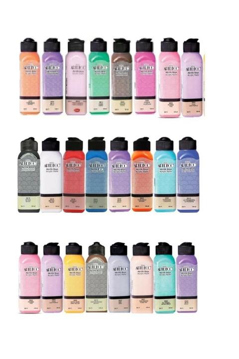 Artdeco Kozme Store - Akrilik Boya Başlangıç Seti 24x140 ml.