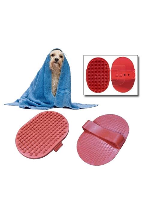 Berrinstore Ergonomik Masajlı Evcil Hayvan Kedi Köpek Yıkama Fırçası Aparatı