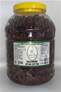 RUHİ BEY ZEYTİNLERİ Duble Salamura Siyah Zeytin 4 Kg