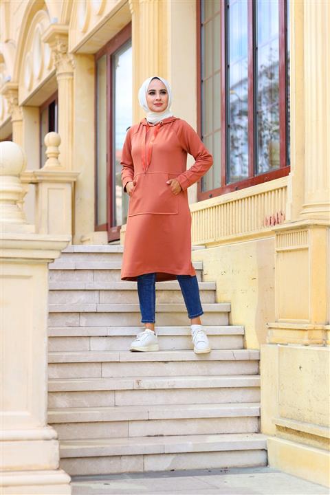 Moylin 1603 Reglan Kol Uzun Tunik