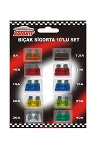 Autokit Bıçak Sigorta 10 Adet - 5 7,5 10 15 20 25 30 40 Amper