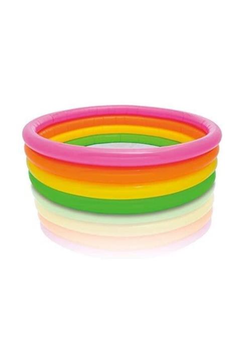 Intex 4 Boğumlu Sunset Havuz 168x46 Cm + Pompa + Onarım Yaması