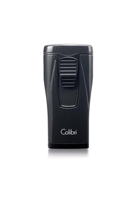 Colibri Monaco 3 Jet Alev Puro Çakmak Metalik Siyah Lı880t5