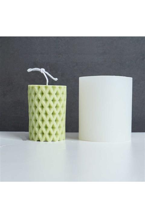 SİLİKON Dörtgen Şekilli 3 Boyutlu Mum Kalıbı