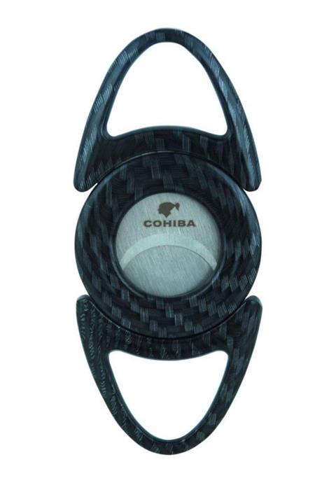 COHİBA Siyah Desenli Puro Makası Kesici
