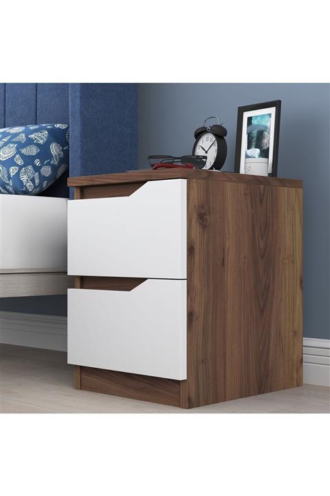 Rani Mobilya Rani Bd106 2 Çekmeceli Komodin Minyatür Beyaz Sağ