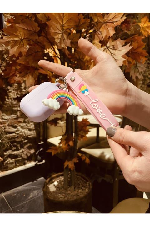 HEYO COVER Airpods Pro Anahtarlıklı Yumuşak Peluş Silikon Kılıf