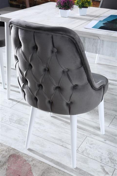 Ervo Minor Antrasit Gri Yemek Mutfak Salon Cafe Bahçe Restorant Sandalyesi