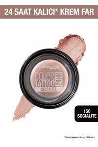 Maybelline New York Krem Göz Farı - Color Tattoo 24HR 150 Socialite 3600531581466