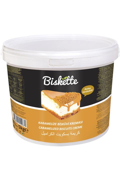 Biskette Karamelize Bisküvi Kreması 5 Kg Kova