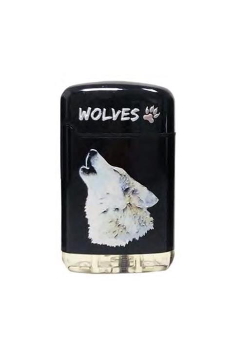 Easy Torch Tek Alev Pürmüz Çakmak 3d Kurt Desen 2