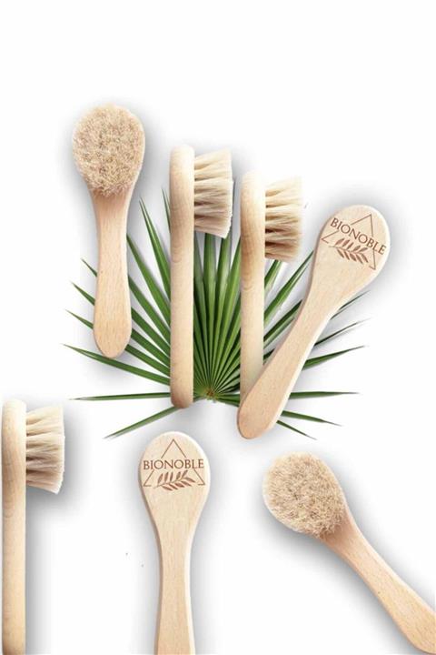 Bionoble Doğal At Kılı Yüz Bakım Fırçası % 100