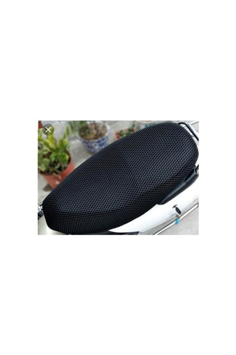 Arzu / Monero Motorsiklet Fileli Sele Kılıfı Siyah 50cc Scooter