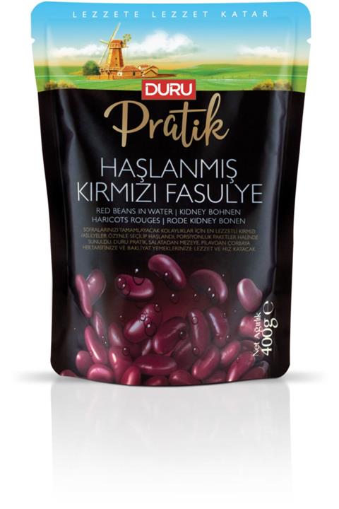Duru Bulgur Duru Pratik Haşlanmış Kırmızı Fasulye 400g