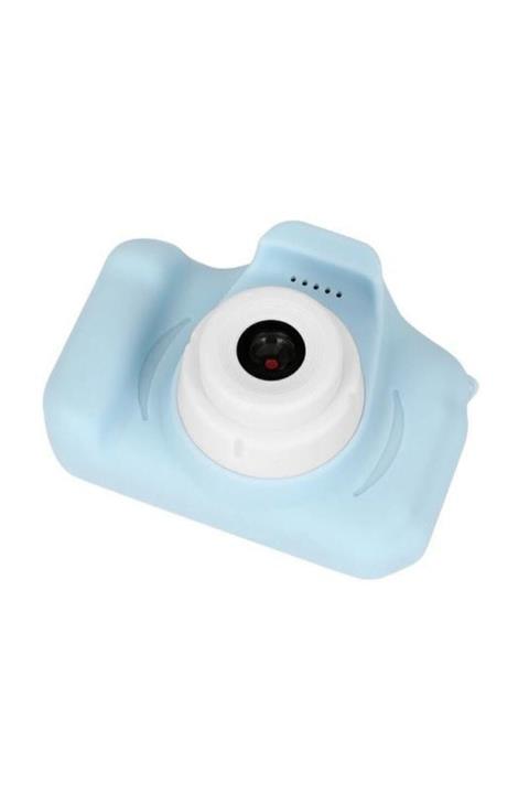King Erkek Çocuk Mavi Cmr9 Mavi Çocuklar İçin Mini Hd 1080p Dijital Fotoğraf Makinesi