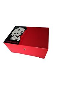 ANGELO Che Guevara Humidor Puro Kutusu Kilitli Kırmızı 30's