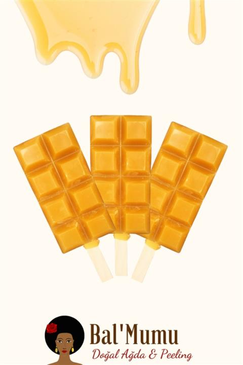 Bal'Mumu 3'lü Çikolata %100 Doğal Acısız Soyulabilen Ağda Avantajlı Paket