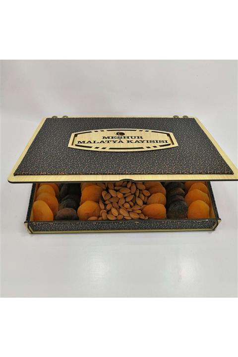 Kalite Kayısı Hediyelik Kayısı Paketi Ahşap Paket