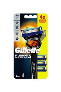 Gillette Fusion Proglide Flexball Tıraş Makinesi + 4 Yedekli