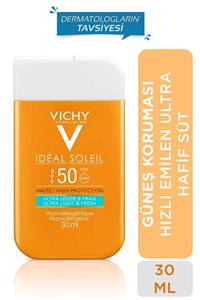 Vichy Capital Soleil Pocket Çok Yüksek Korumalı Cep Boy Güneş Koruyucu Krem SPF50 30 ml 30156449