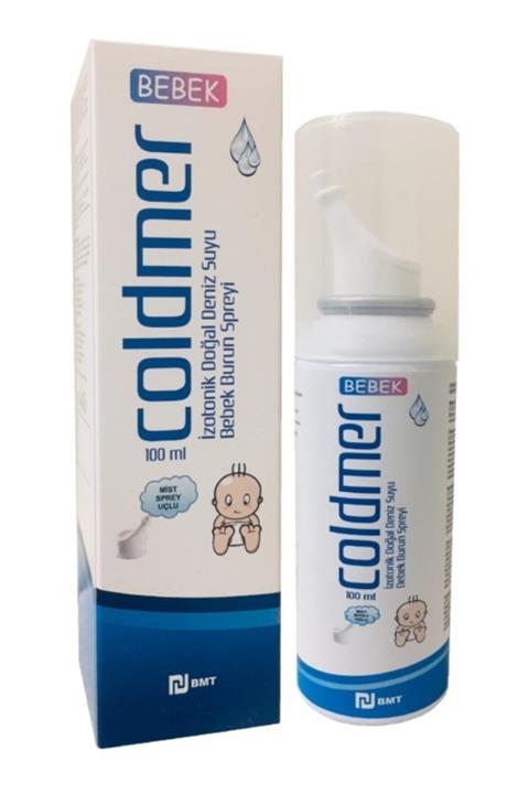 COLDMER Bebek Izotonik Doğal Deniz Suyu Burun Spreyi 100 ml