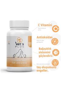 Vet's Plus C Vitamin Kedi ve Köpekler için Vitamin Tablet 100'lü