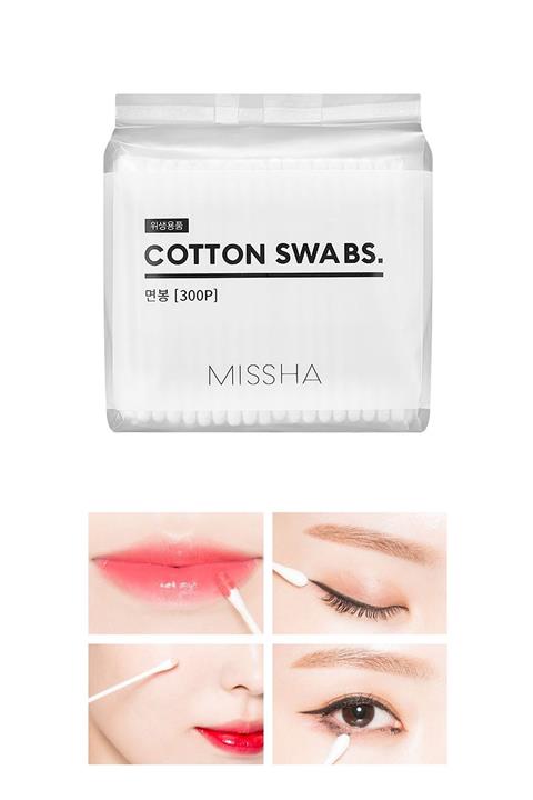 Missha Çift Taraflı Makyaj Pamuğu Cotton Swabs (300Adet)
