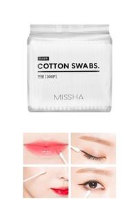 Missha Çift Taraflı Makyaj Pamuğu Cotton Swabs (300Adet)