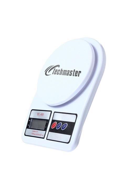 Techmaster Dijital Hassas 10 kg Mutfak Terazisi Tartısı Lcd Ekranlı
