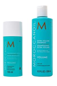 Moroccanoil Thickening Volume Saç Losyonu 100 ml + Extra Volume Şampuan 250 ml