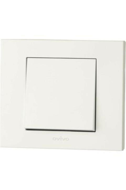 OVİVO Anahtar Grano Beyaz Çerçeveli