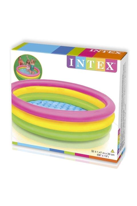 Intex 57422 147x33cm Sunset Şişme Havuz Yumuşak Taban Çocuk Havuz