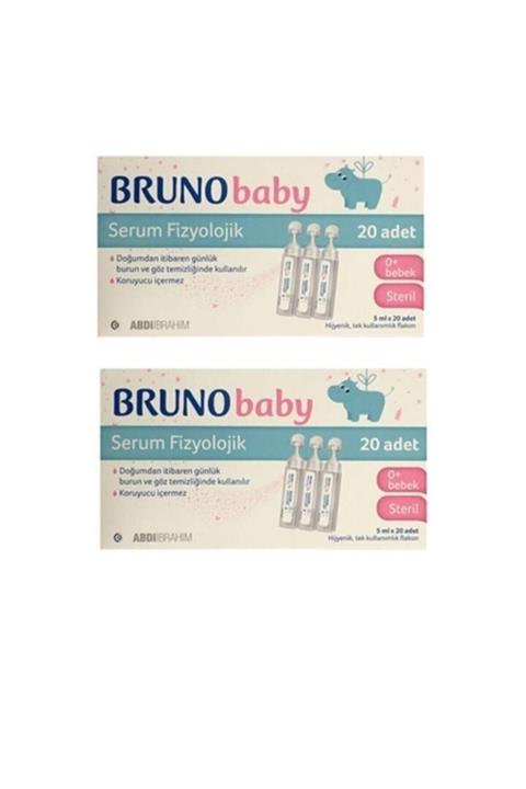 Bruno Baby Serum Fizyolojik Damla 5 ml X 20 Flakon (2 Kutu)