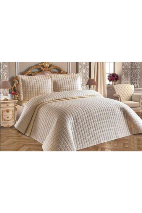 Armes Hayal Çift Kişilik Yatak Örtüsü Cappucino