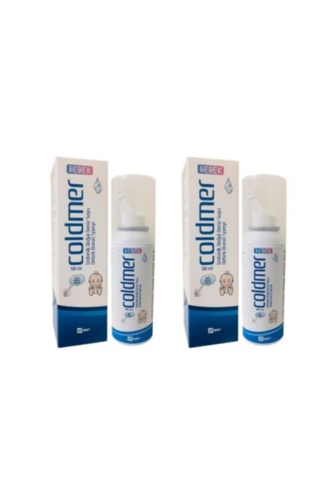 COLDMER Bebek Izotonik Doğal Deniz Suyu Burun Spreyi 100 ml 2 Adet