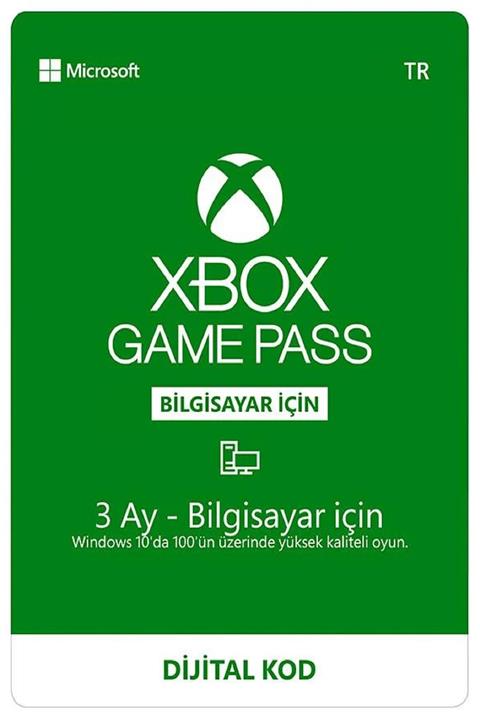 MICROSOFT Xbox Game Pass TR 3 Aylık (PC)