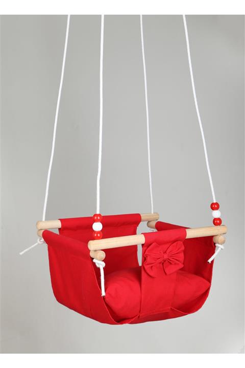Çocuk Keyfi Kırmızı Çocuk Salıncak