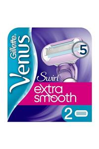 Gillette Venüs Swirl Extra Smooth Kadın Tıraş Bıçağı 2'li 7702018427635