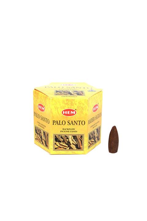 Hem Tütsü Ipek Naturel Palo Santo Back Flow Cones Konik Tütsü