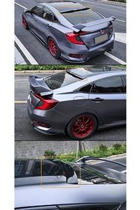 Carmind Honda Civic Fc5 Cam Üstü Rs Spoiler Piano Black