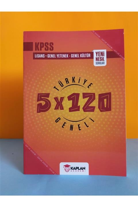 Kaplan Akademi Kaplan 2022 Kpss Lisans Gygk Türkiye Geneli 5x120 Deneme