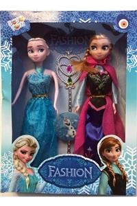 DLN Elsa Ve Anna 2 Li Büyük Boy 29cm