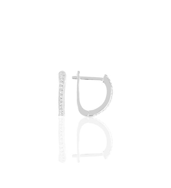 Söğütlü Silver Gümüş Sıra Taşlı Küpe