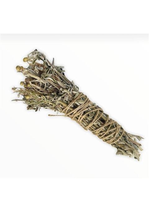 AEDEN Adaçayı Üzerlik Tütsü 1 Demet Tütsülük Adaçayı & Karışık Üzerlik Buketi