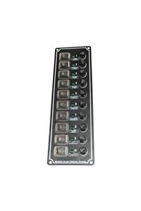 MOONLİGHT Md 1010 D 10'lu Dikey Switch Panel